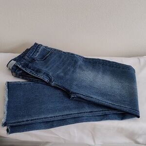 New Ecru Crop Stovepipe Jeans Size 25